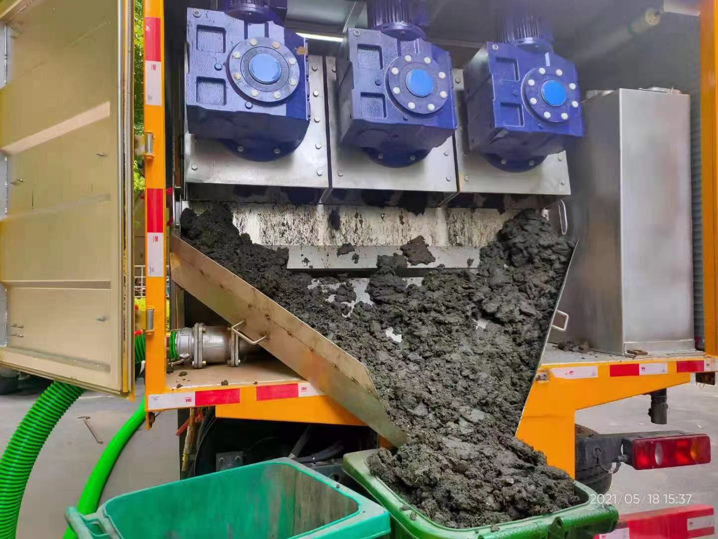 汶上化粪池清掏城市维护站-泥浆净化干湿分离处理